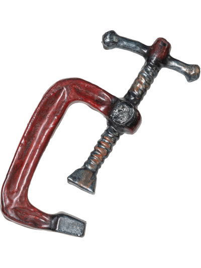 Trollfelsen_LARP_Werkzeugkoffer_Werkzeug_Schraubzwinge_gedreht